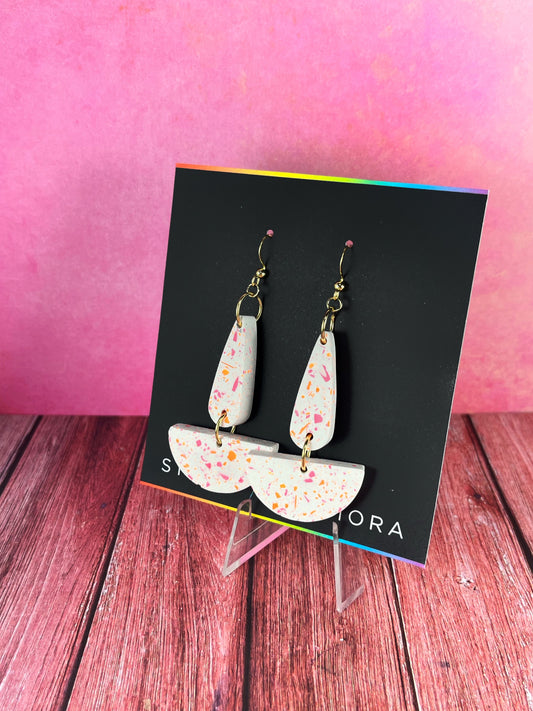 Terrazzo Large Drop Earrings